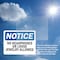 Signmission No Headphones Or Loose Jewelry Allowed, 10 in W x Rectangle, Vinyl Decal OS-2PACK-NS-D-710-L-14651 - alternate 4